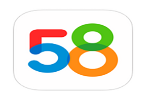 生活服务平台58同城更换新LOGO