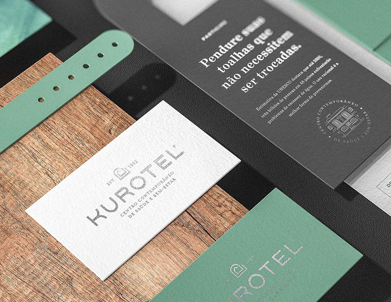 Kurotel 水疗中心品牌视觉LOGO设计