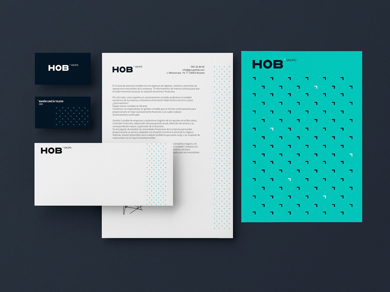 Grupo HOB 品牌标志设计