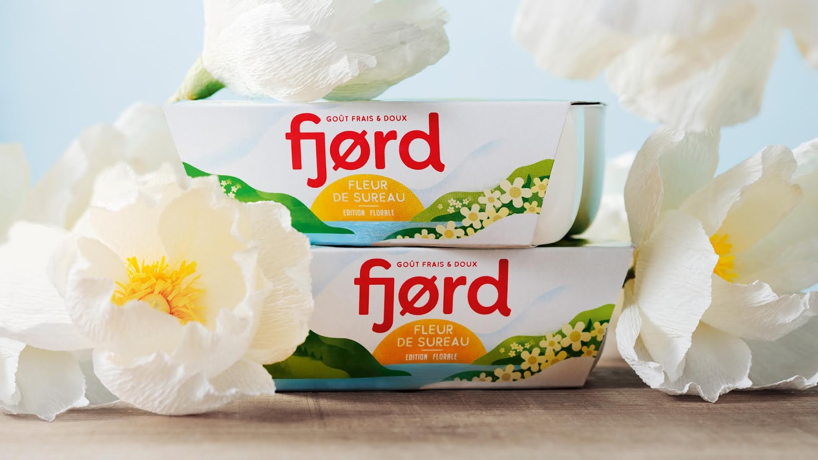 Danone Fjørd 酸奶包装设计