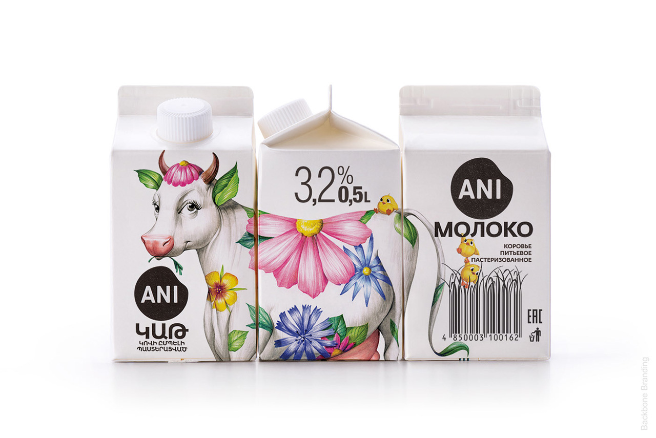 亚美尼亚ANI乳制品包装设计