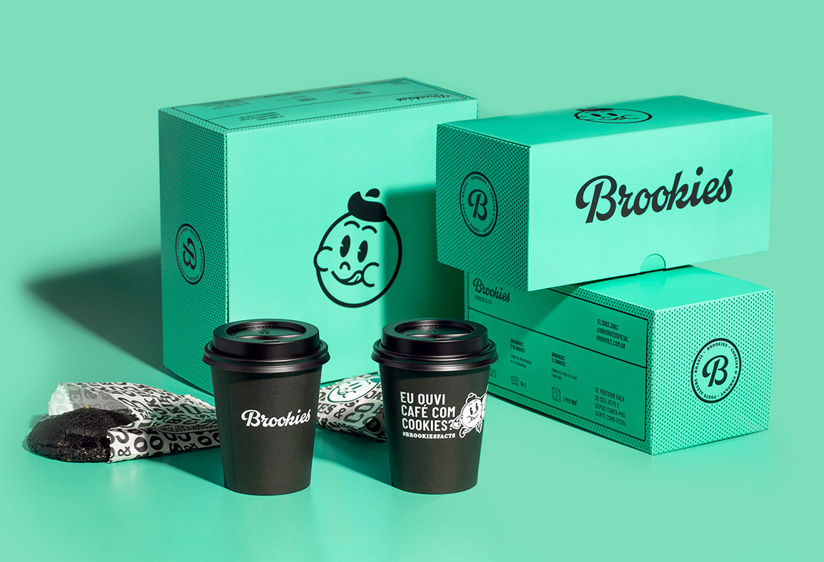 Brookies 曲奇饼干包装设计