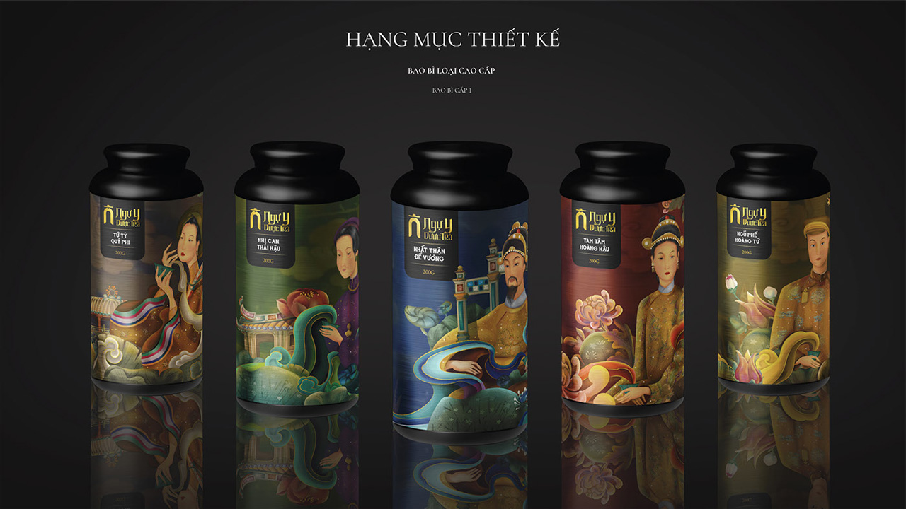 越南皇家茶包装设计